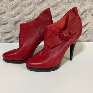 ALDO Red Bow Heels